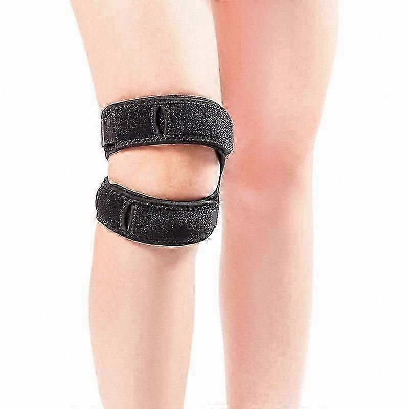 Pair of Adjustable Knee Compression Sleeves for Meniscus Support, Arthritis Relief, and Joint Stability