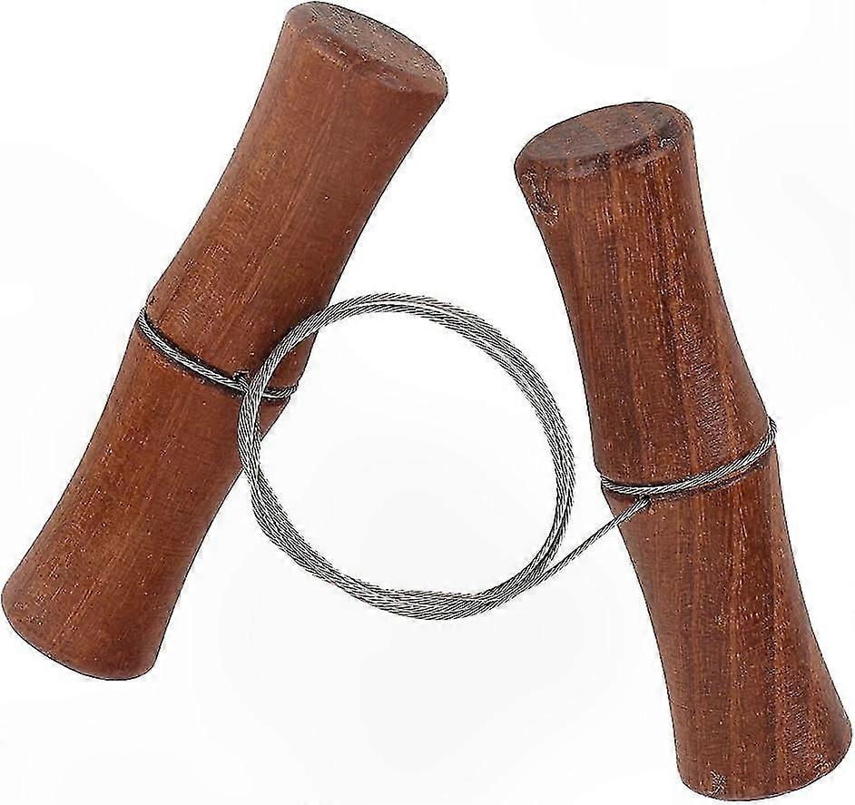 Stainless Steel Wire Cutter with Wooden Handle for Clay Pottery Art and Cheese Dough Crafting Tool