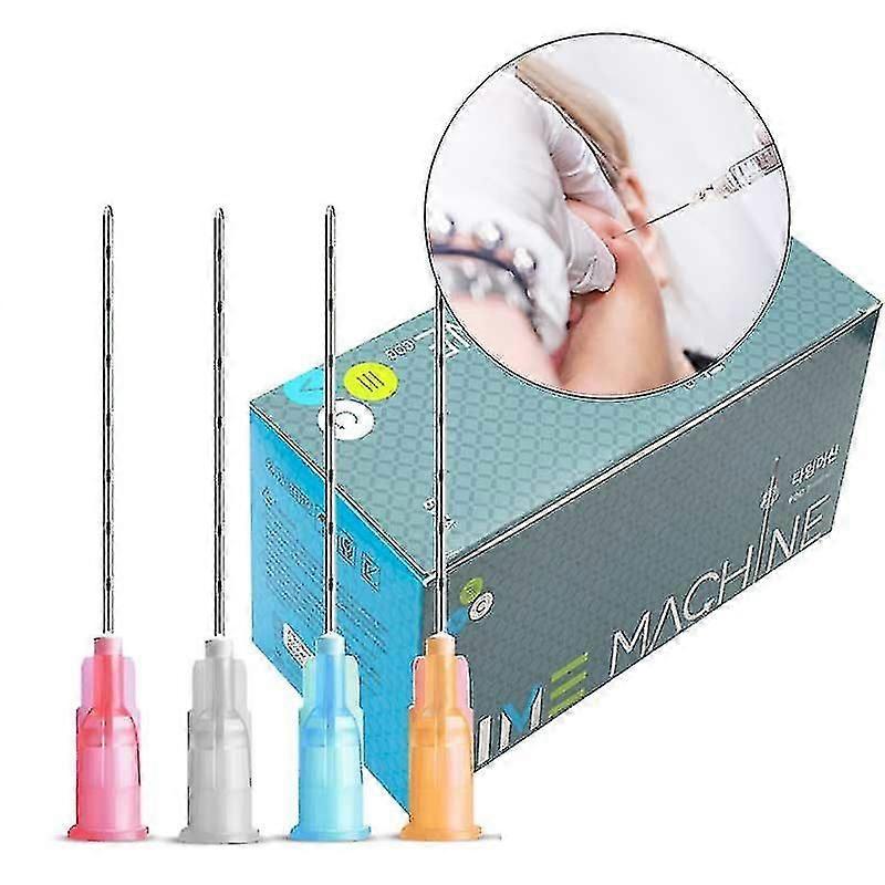 Canule jetable à pointe arrondie 22g 50mm/70mm, Micro Body Piercing Needles Culeda Seringue Tool