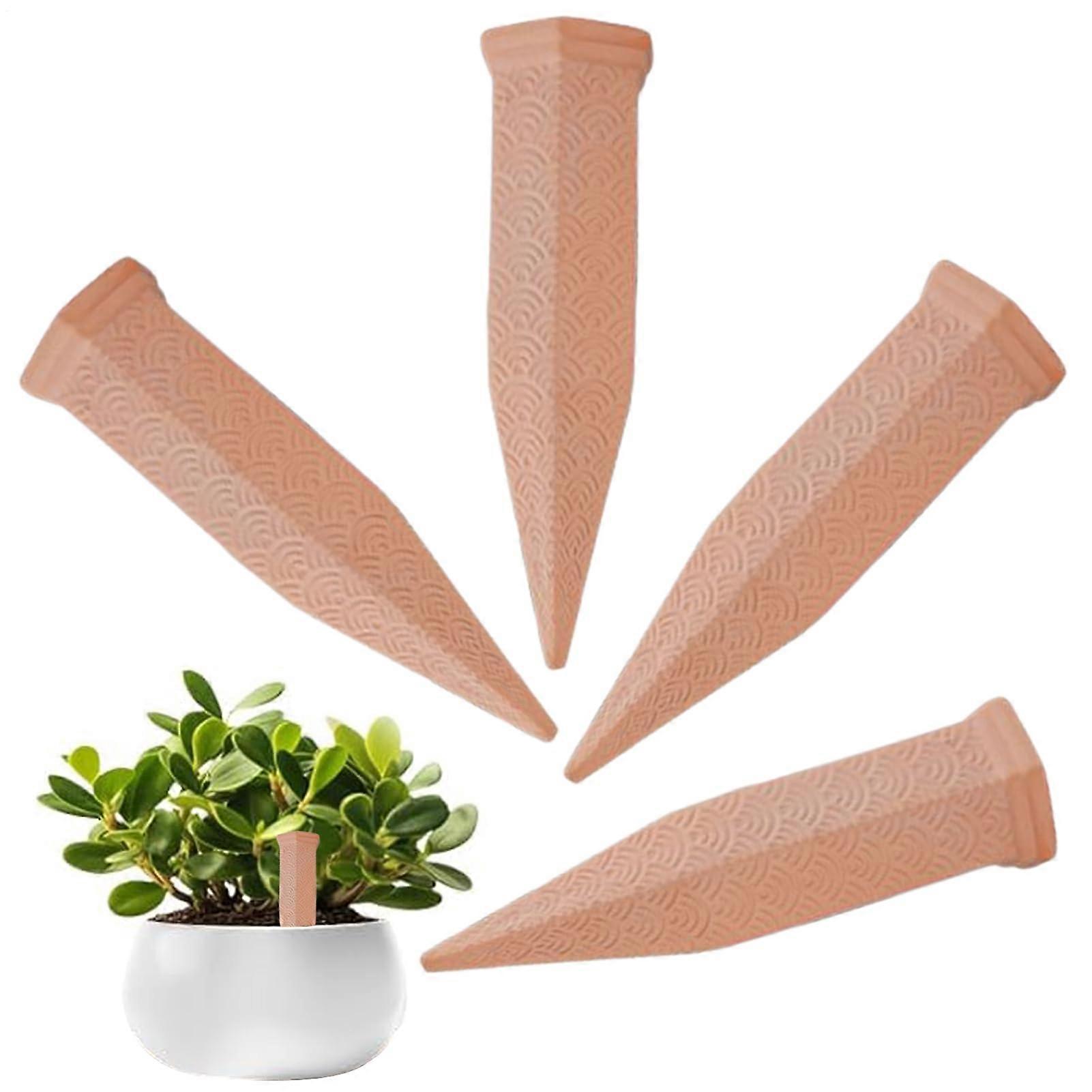 Vacation Plant Watering Devices - Slow Release Terracotta Drip Irrigation System for Houseplants, Grass, and Flower Beds