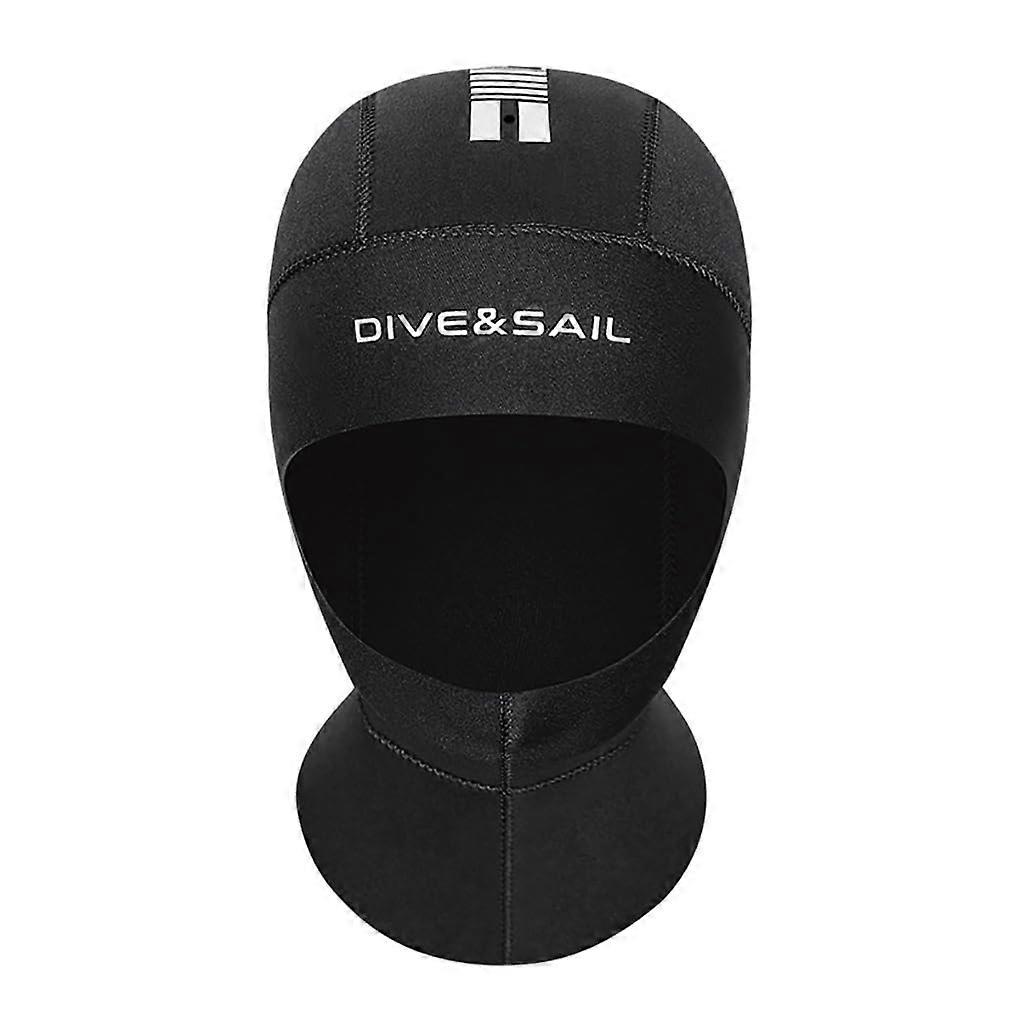 Diving Cap 5mm Neoprene Scuba Hood With Shoulder Coverage For Men Size L