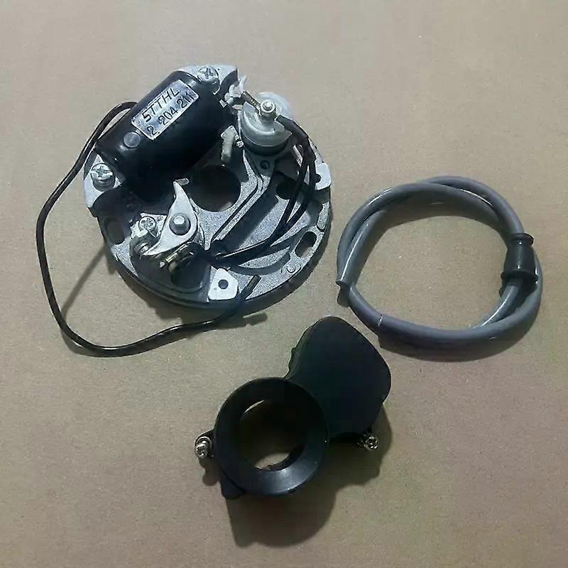 Anwenden ZÜNDPLATINE STATOR FÜR STIHL MS070 MS720 090G/AV 105CC KETTENSÄGE CDI ZÜNDER ERREGER ANKER LICHTMASCHINE PLATTE ZÜNDSPULE