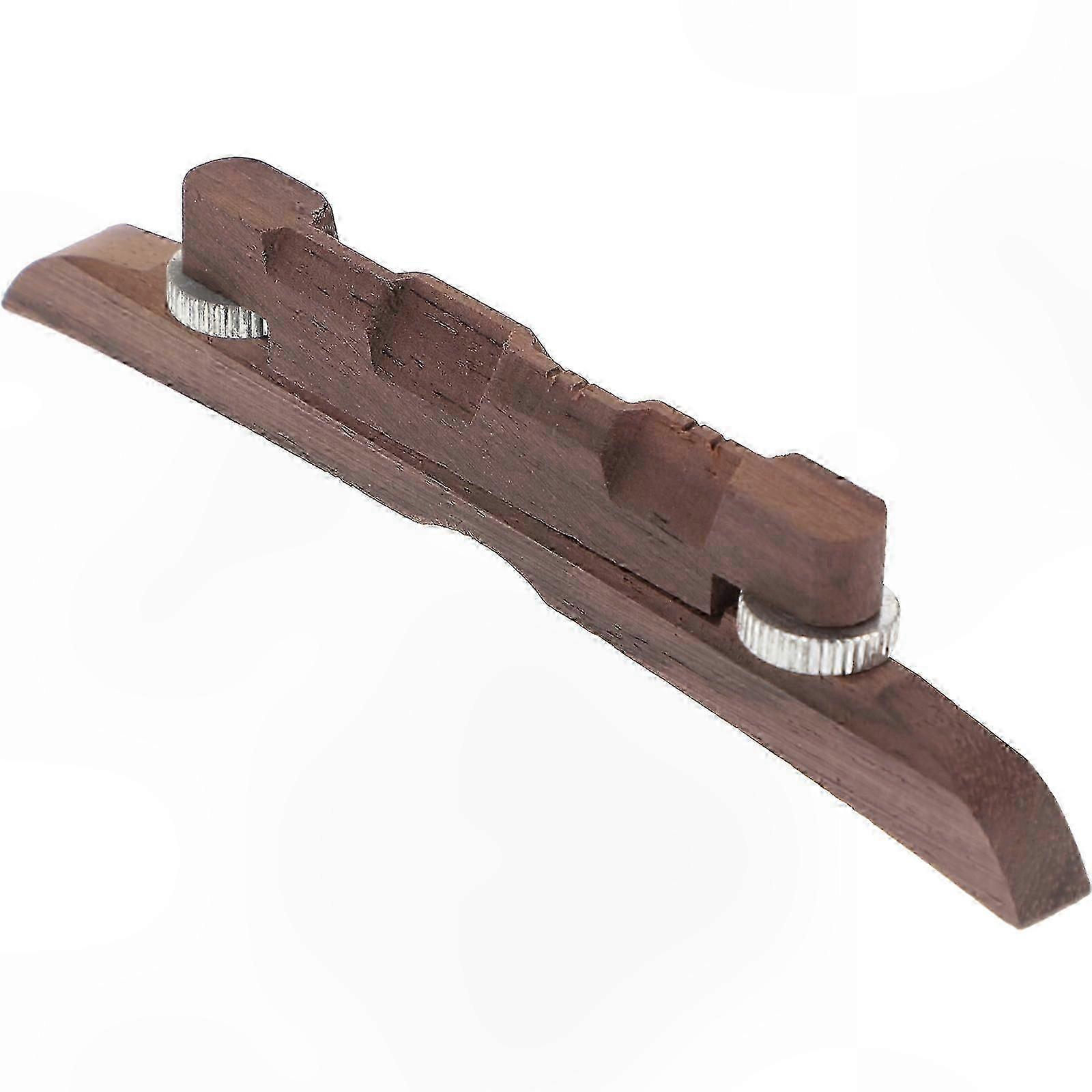 Height Adjustable Mandolin Bridge for Arched-Top Instruments, Durable Ebony Material, 1 Set