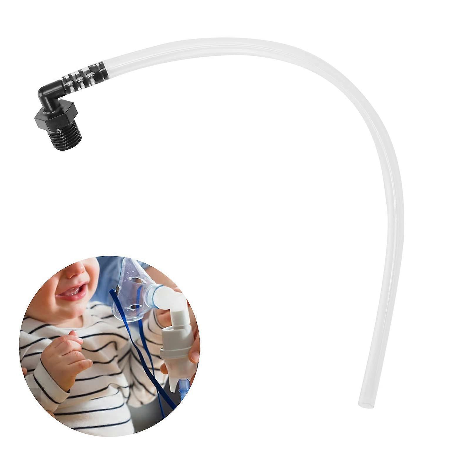 Humidifier Tubing Connector 90 Degree Adapter for 5L Oxygen Generator Compatible Humidifier Cup, Durable Plastic Construction