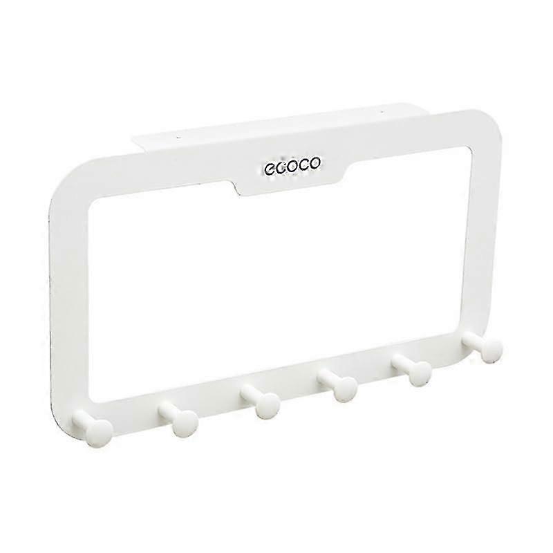 Six Hooks Door Hooks Creative Simple No Trace Nail-Free for Home Decoration