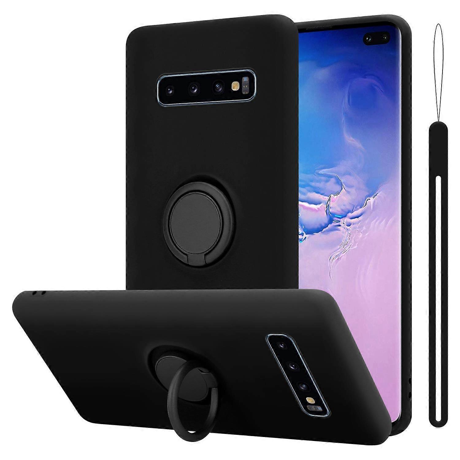 Capa Protetora para Samsung Galaxy S10 4G TPU - Design Líquido com Anel