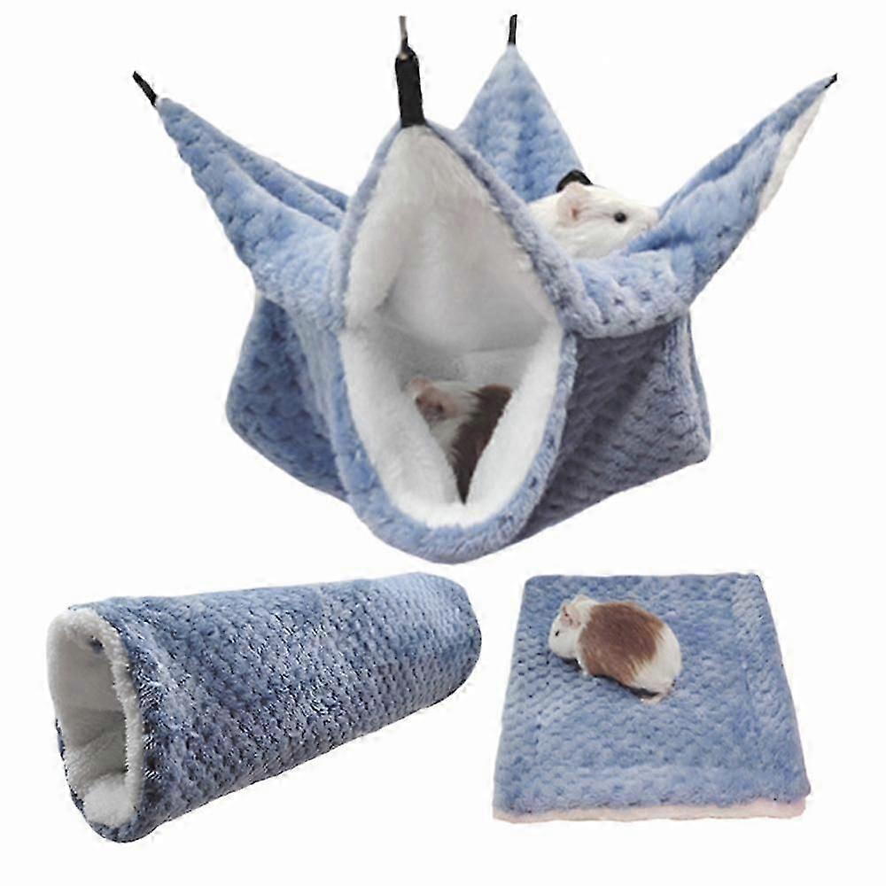 Squirrel, Fancy Rat, And Sugar Hanging Double-Decker Hammock Sleep Sack