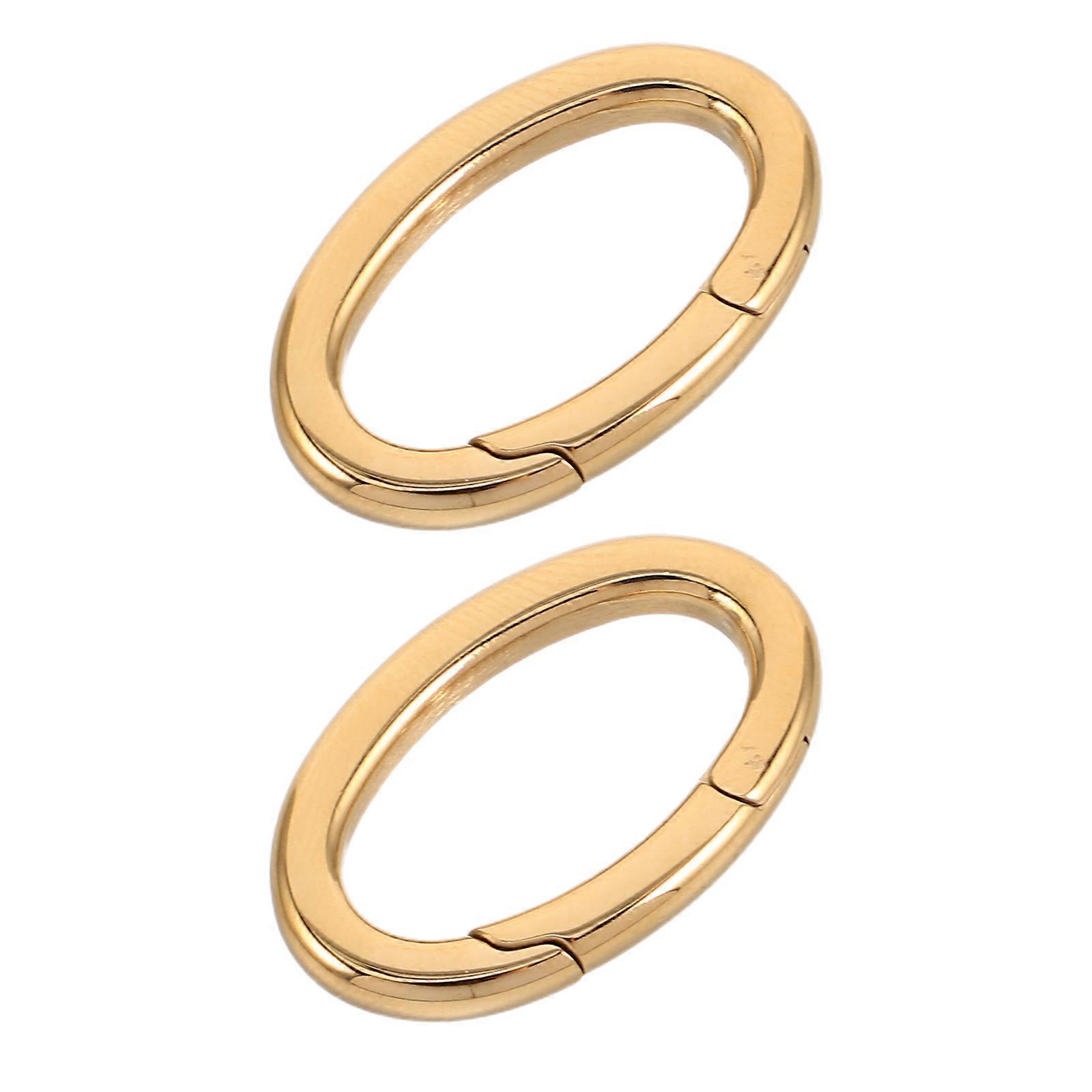 Polished Stainless Steel Spring Buckle Clasps for DIY Jewelry, Bags, Charms – Durable & User Friendly Design (2pcs)