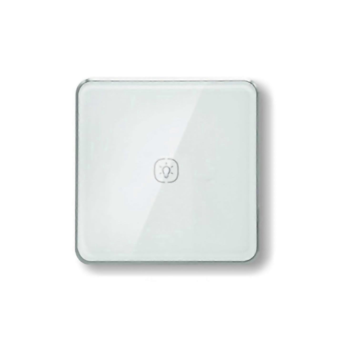 For Zigbee Light Switch With Aluminum Frame Glass Touch Switch Work