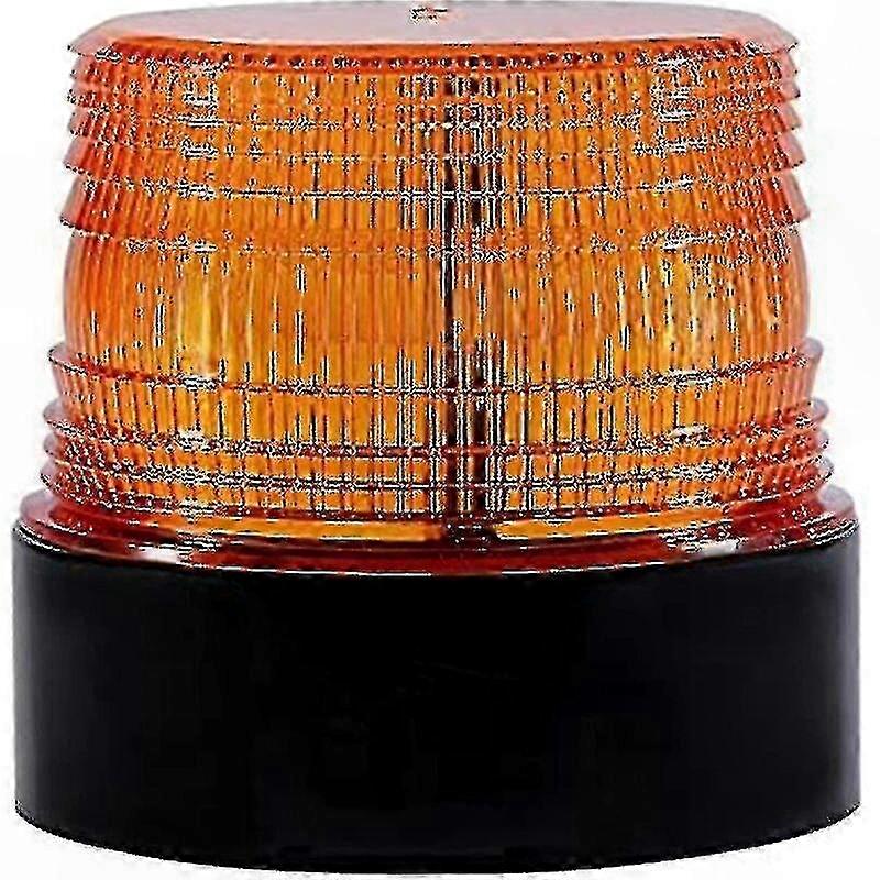 Orange LED Strobe Light with Magnetic Base for Emergency Signaling