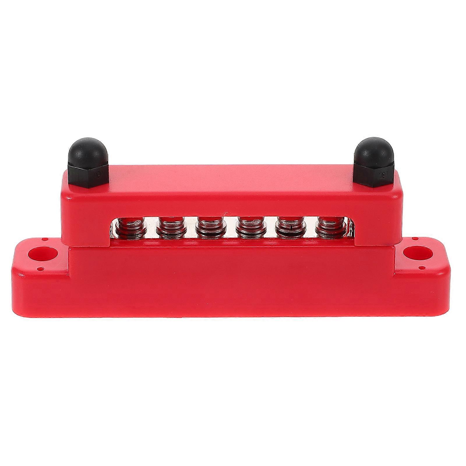 Automotive Terminal Block Junction Post for Yacht Motorhome Replacement Red 1 Set
