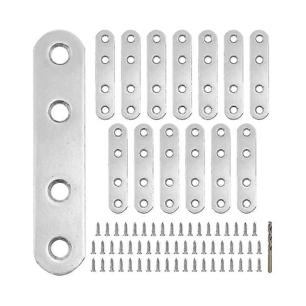 Stainless Steel Flat Bracket Angle Code Straight Piece Shelf Bracke...