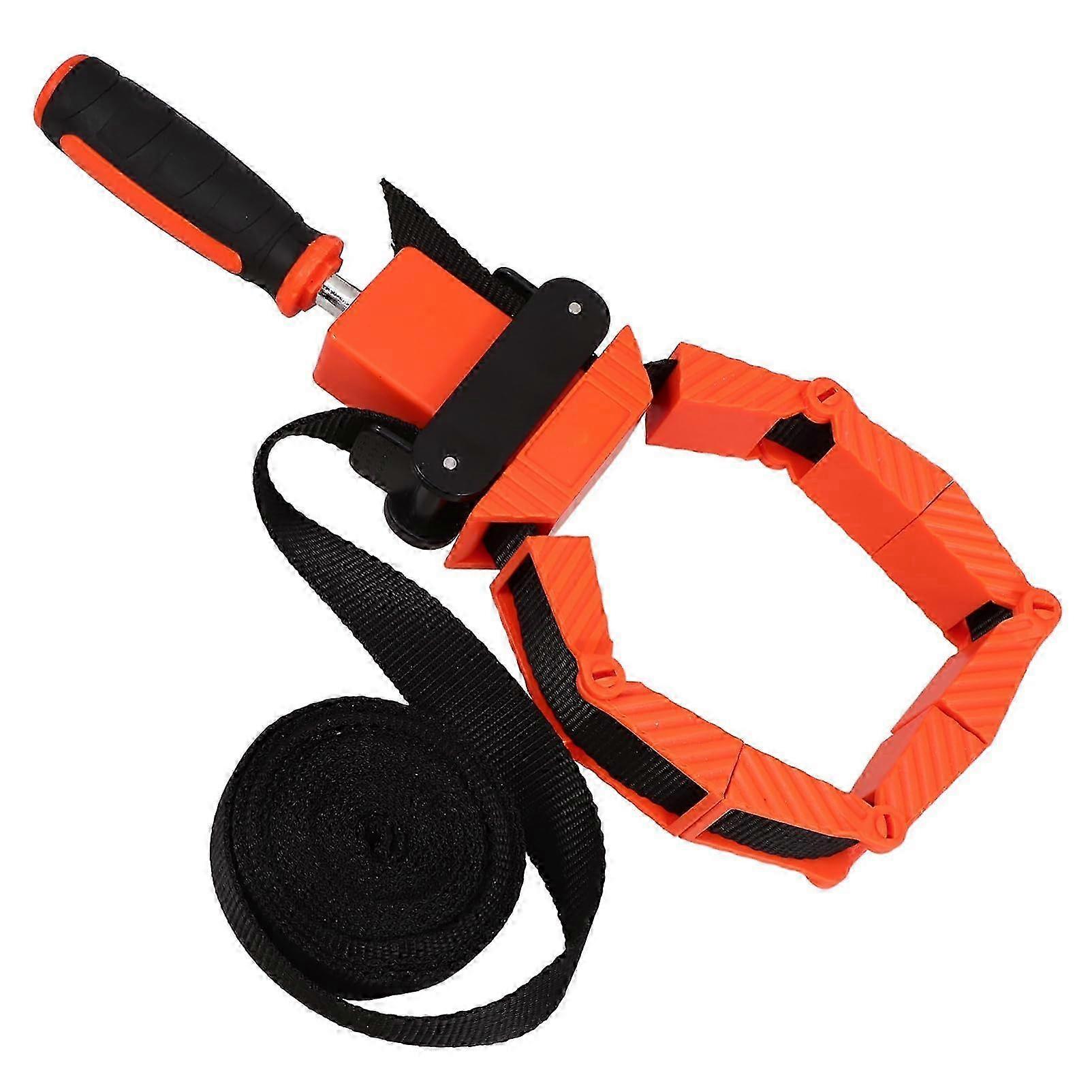Adjustable Ratchet Band Woodworking Clamp with 4m Nylon Multi-Function Strap