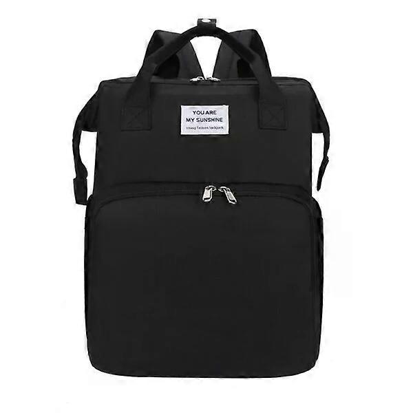 Multifunctional diaper backpack, attachable to stroller, lightweight and splash-proof