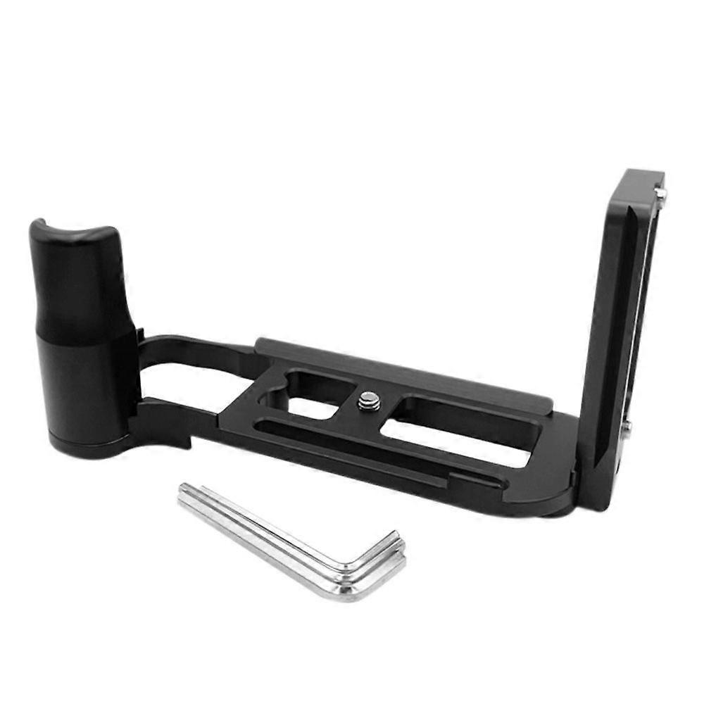 Quick Release L Plate Vertical Hand Grip Holder Bracket Double Handle for DF DSLR Camera Black