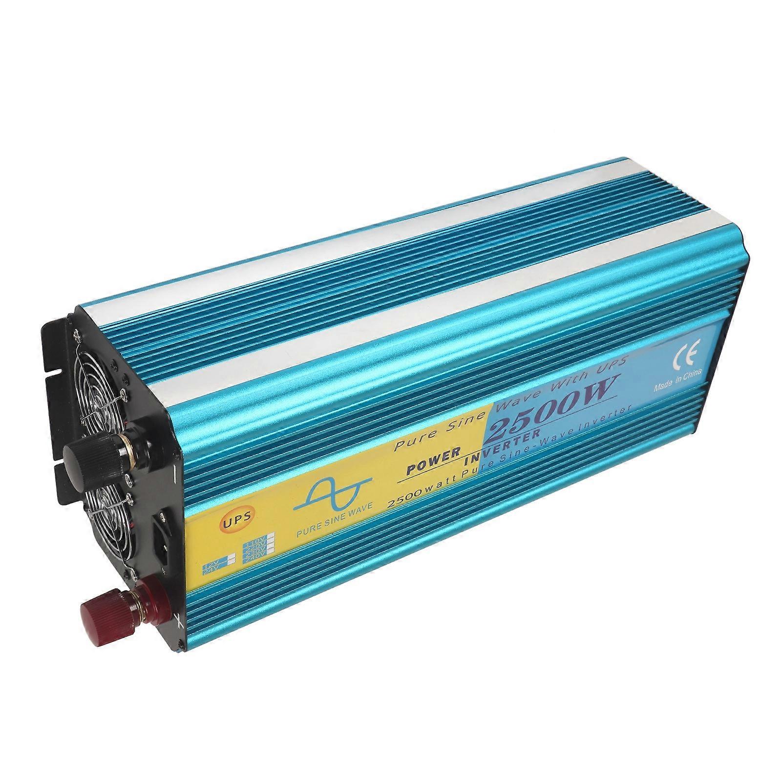 Pure Sine Wave Power Inverter 2500W LCD 5V USB AU Plug
