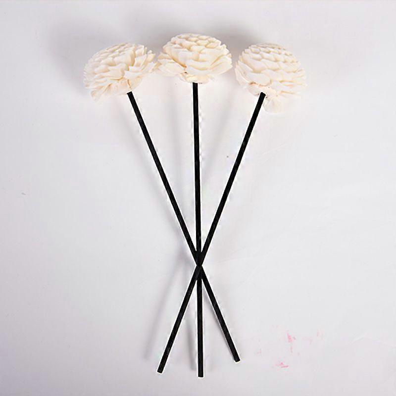 6pcs Essential Oil Diffuser Sticks: 7.5" Aromatherapy Diffuser Reeds with Natural Dried Flowers for Home Fragrance - Fiber Diffusing Sticks - Aromathe