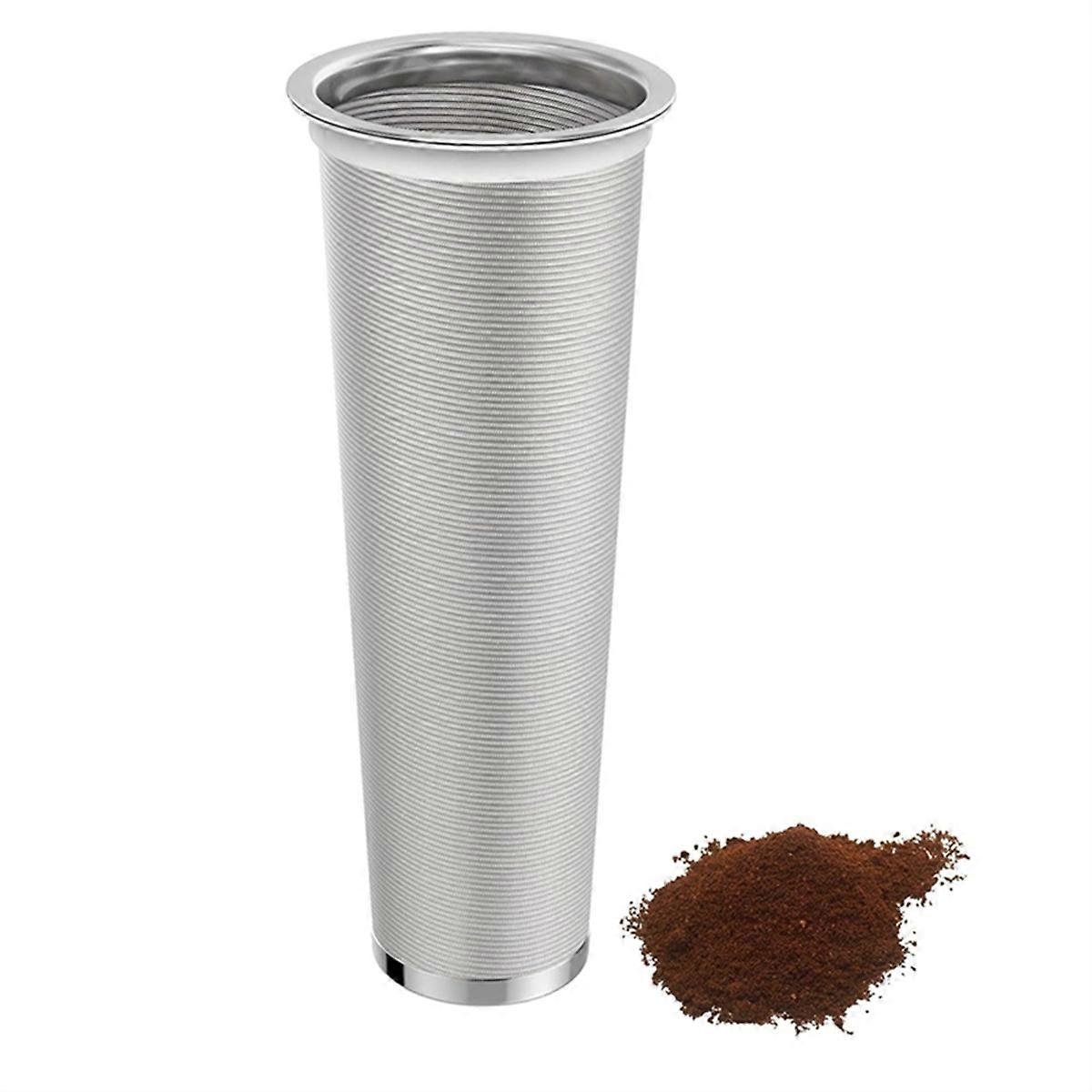 Cold Brew Coffee Filter for 32OZ Glass MasonJar Pitcher - Fine Mesh, 304 Stainless Steel Filter with Sealing Ring