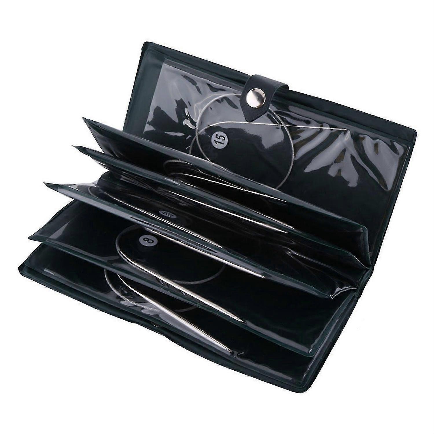 2025 Latest Model 11pcs Steel Stainless Circular Needle Knitting Tools