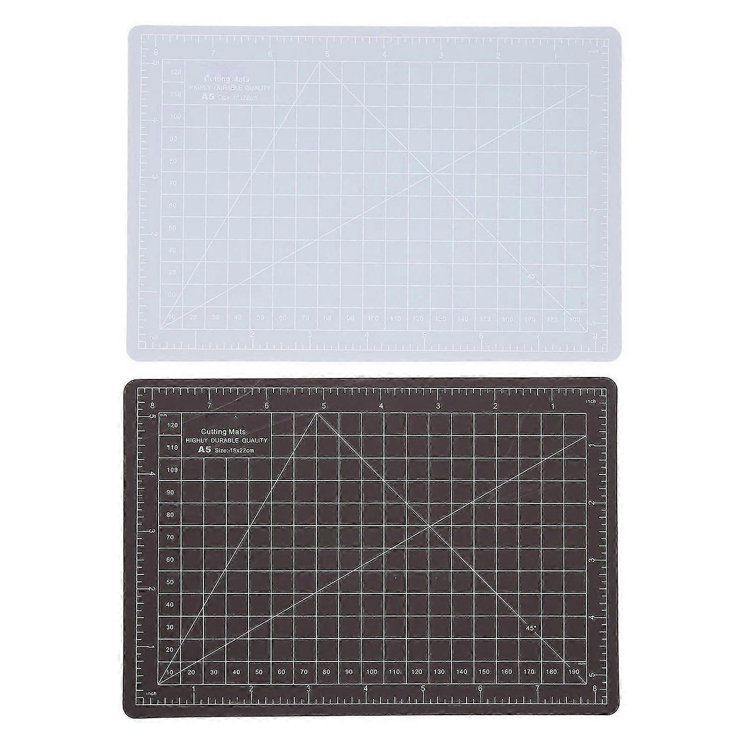 2025 Latest Model 2pcs Cutting Mats A5 PVC Practical Durable Cutting Pad for