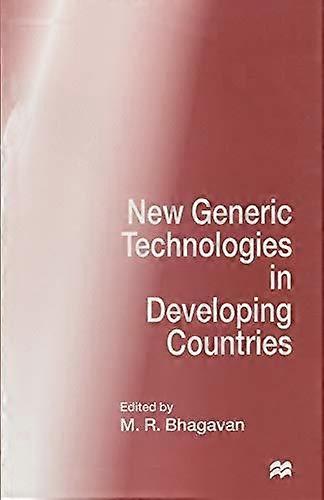 New Generic Technologies In Developing Countries - Springer Nature B.V - Paperback - en Book