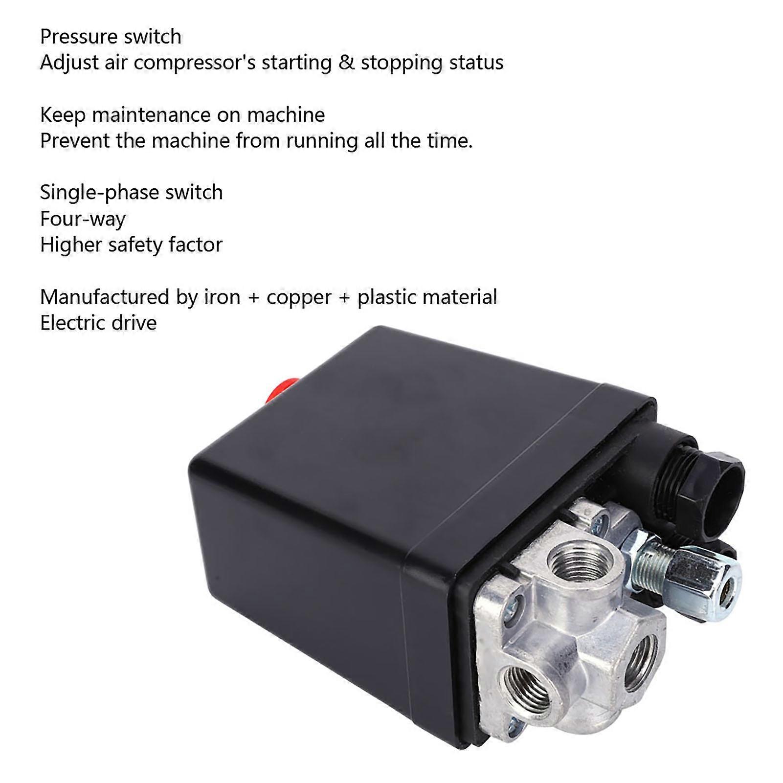 Gas Regulator Vertical Single Phase 8KG Air Compressor FB-30 Black