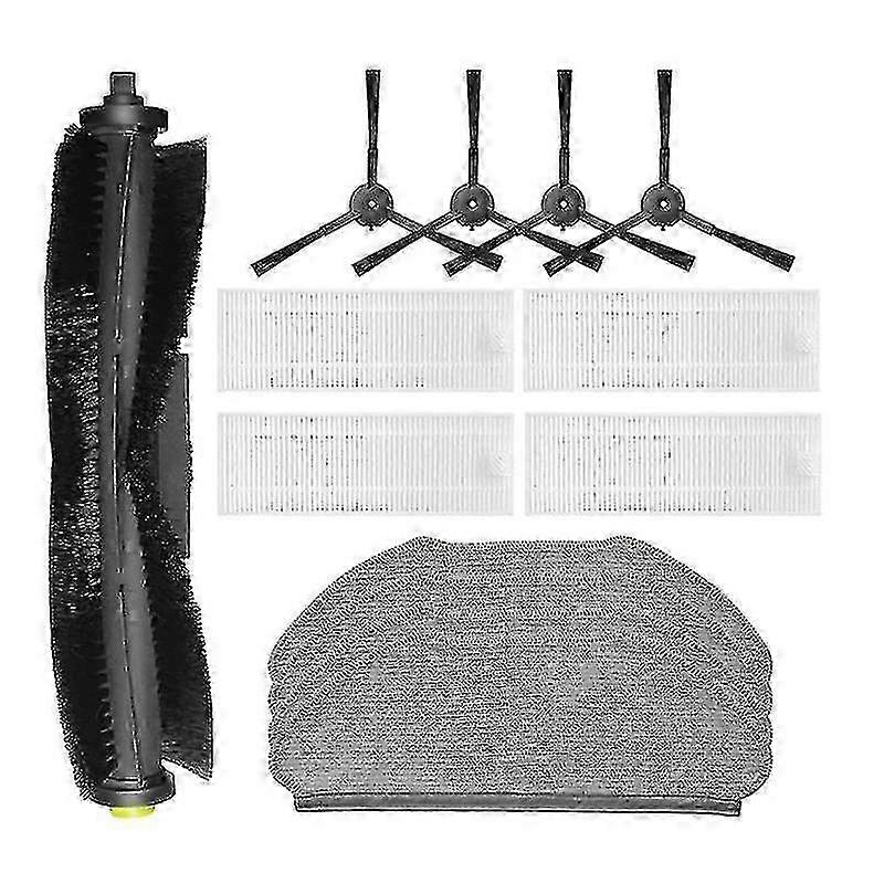 360 X100 S10 Max Replacement Kit: HEPA Filter, 4 Brushes & Mop, Reduces Allergens 2025