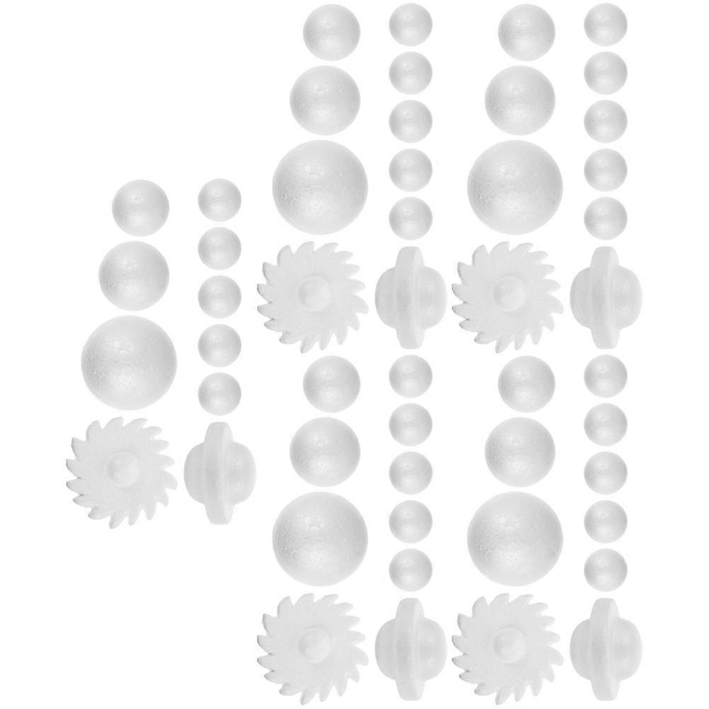 Solar System Model Kit Foam Balls for Educational Crafts 10Sets for Kids