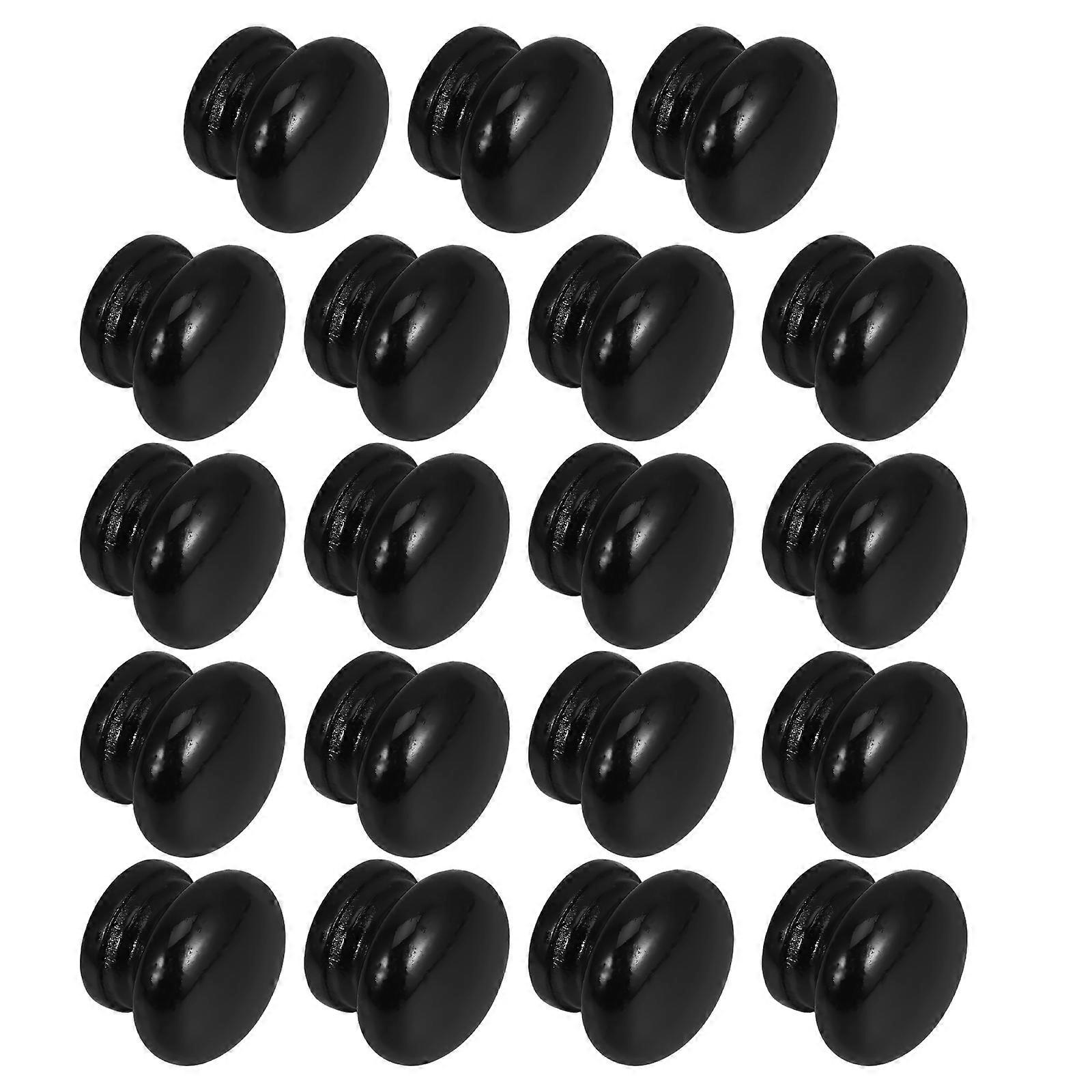 Wooden Mushroom Cabinet Knobs Single Hole Drawer Pulls Set 150Pcs