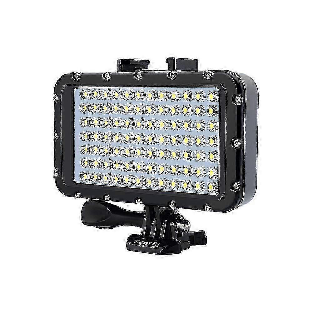 50 م / 164 قدم مقاوم للماء قابل لإعادة الشحن أضواء تحت الماء أضواء الغوص أضواء فيديو LED 84 LED 5000lm لكاميرات Gopro Nikon Panasonic SLRP20211