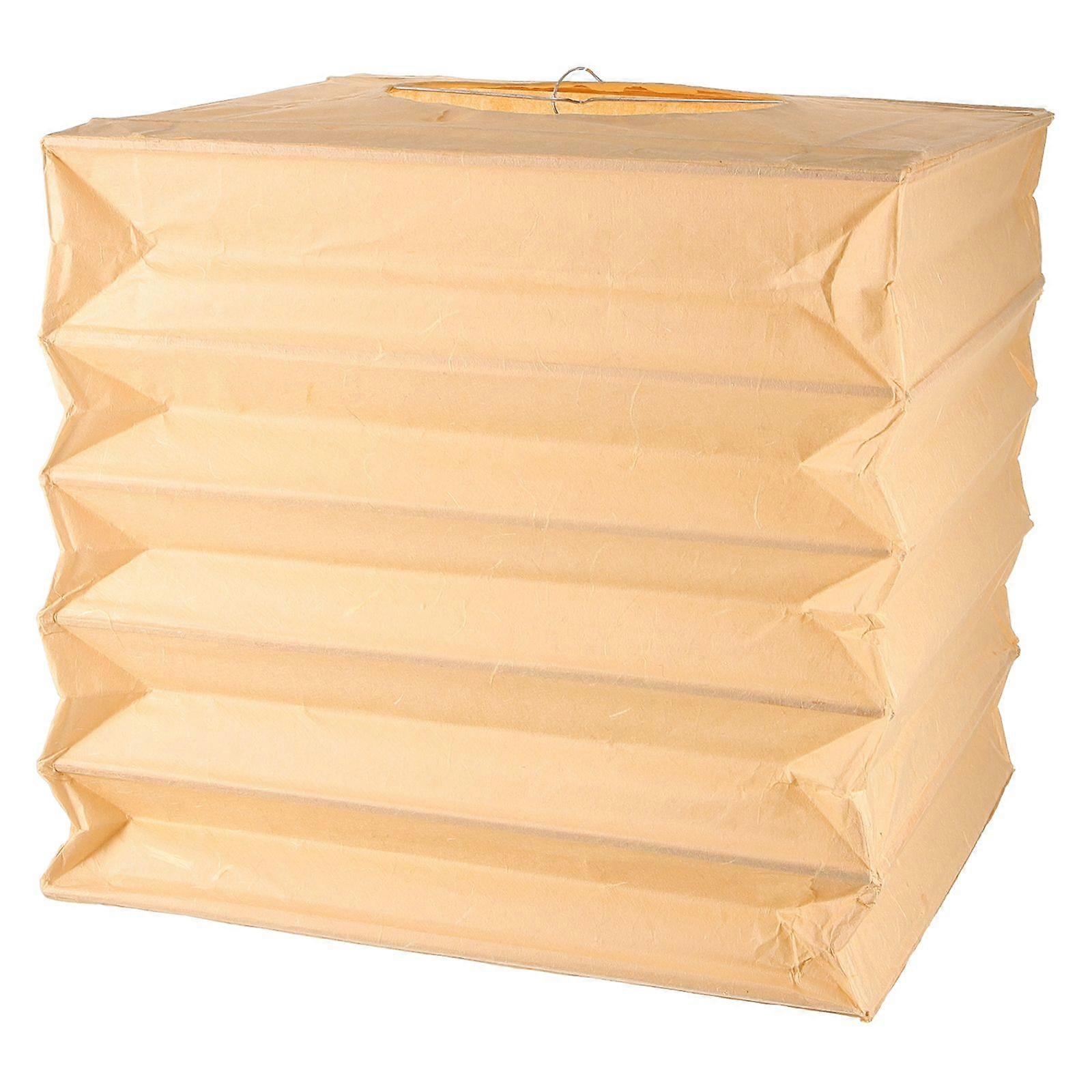 Household Paper Lampshade Foldable Lantern Cover Durable Paper Ceiling Lampshade for Hotel