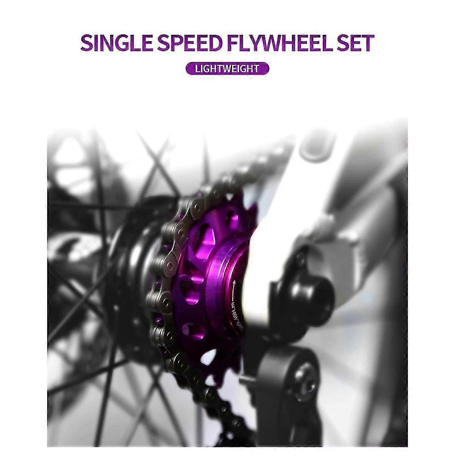 TANKE Single Speed Flywheel Conversion Kit 18T Blue