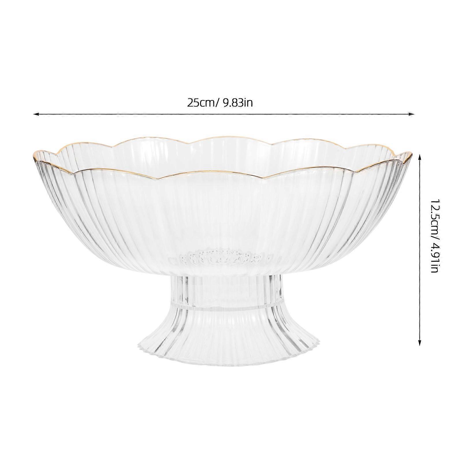 Fruit Holder Imitation Ceramic Fruit Basket for Storage Use Kitchen Tray