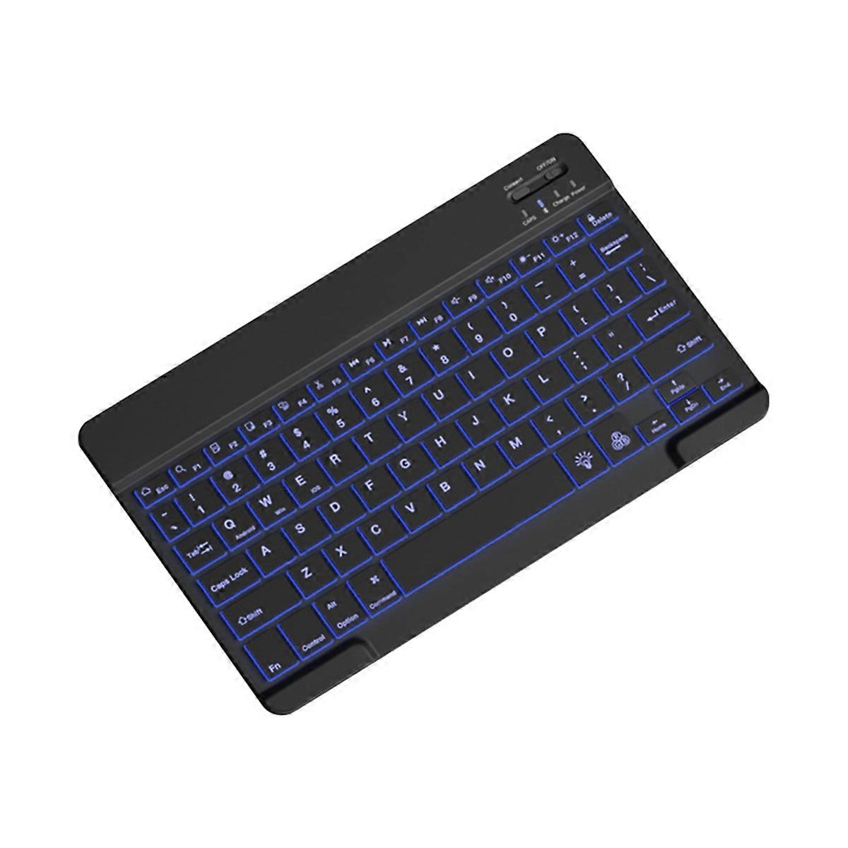 10inch Backlit Keyboard Bluetooth Protable Mini Mute Keyboard B