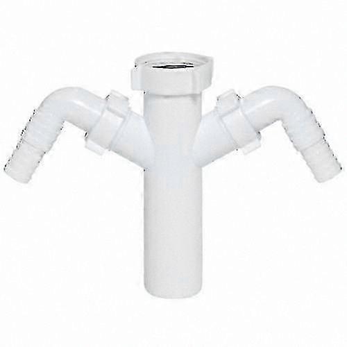 Drain Waste Trap Pipe Connector 1 1/2" Bsp X 40mm With Double Dishwasher Input