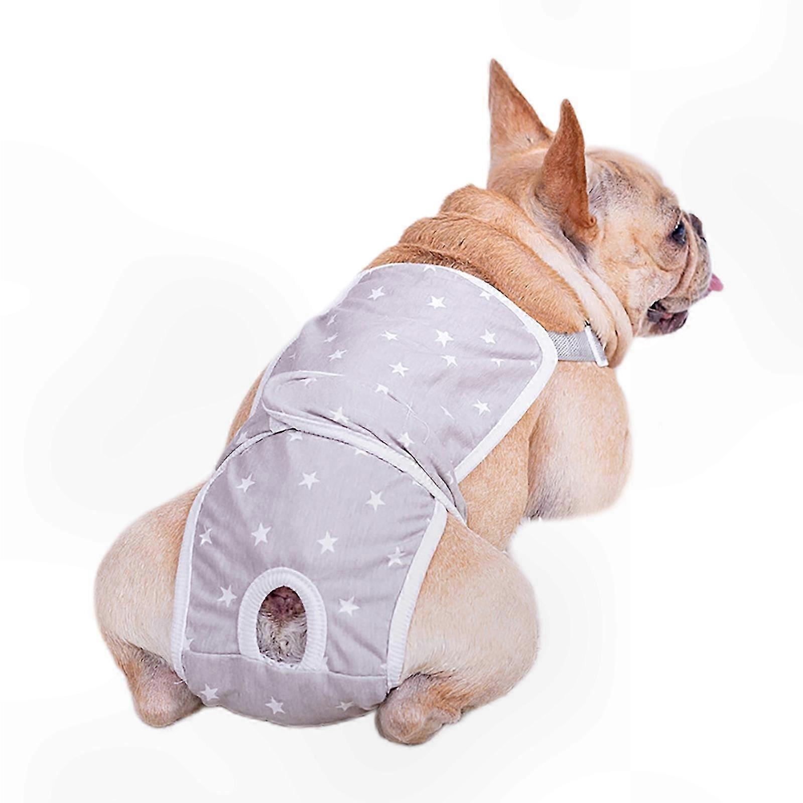 Comfort Fit Reusable Dog Diapers for Females - Washable Pink Sanitary Pants with Adjustable Waist