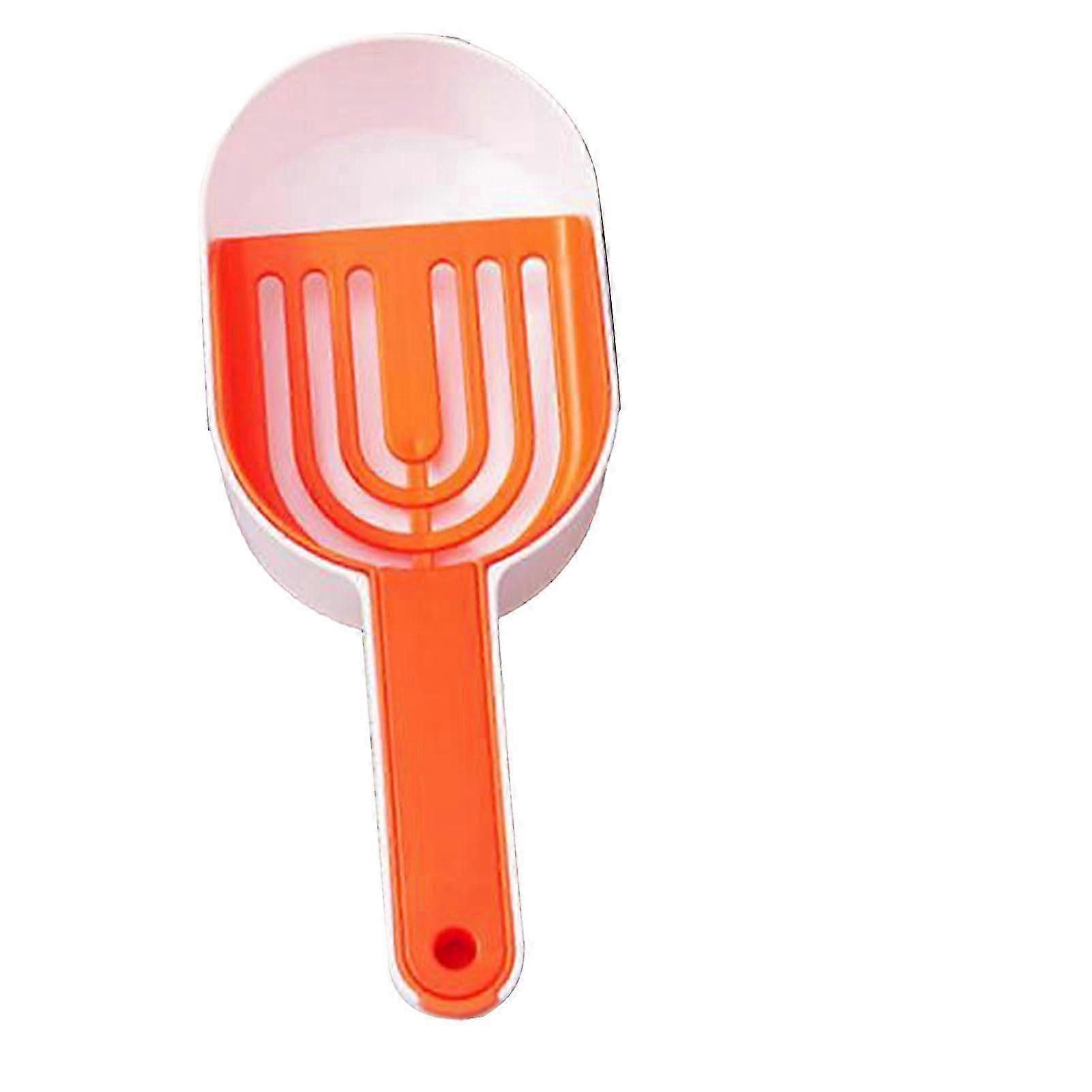 Cat Litter Scoop with Ergonomic Handle for Easy Poop Lifting and Cleaning of Litter Box