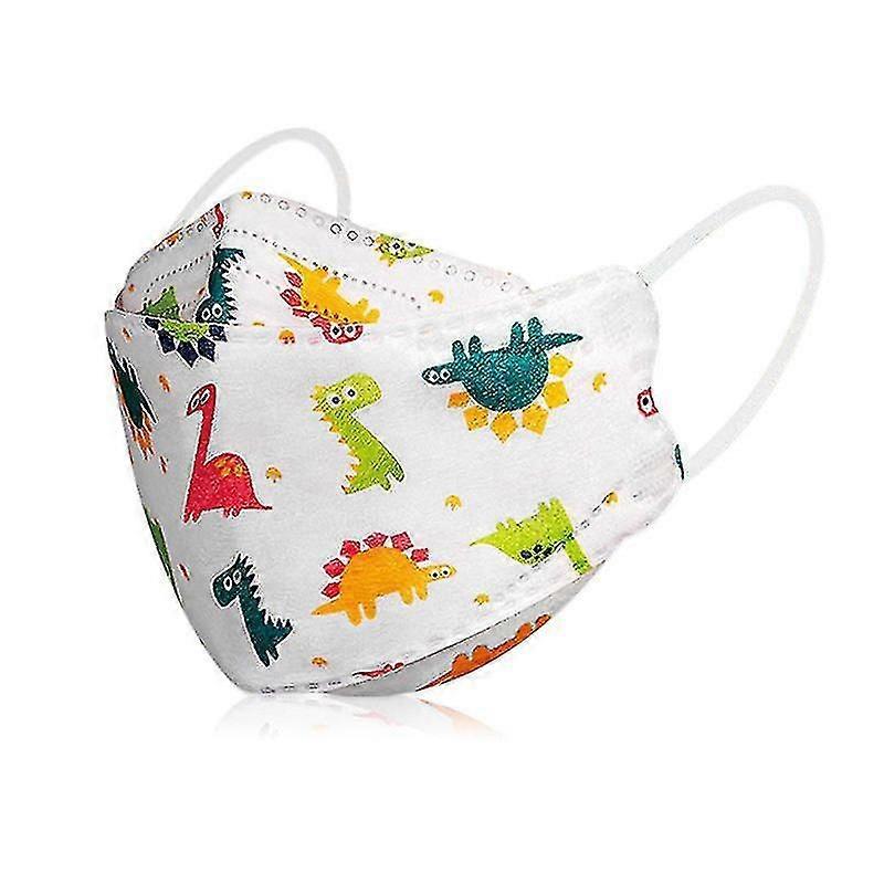 Child Outdoor Fish Mask Solid Color Disposable Face Mask T4ply Ear Loop