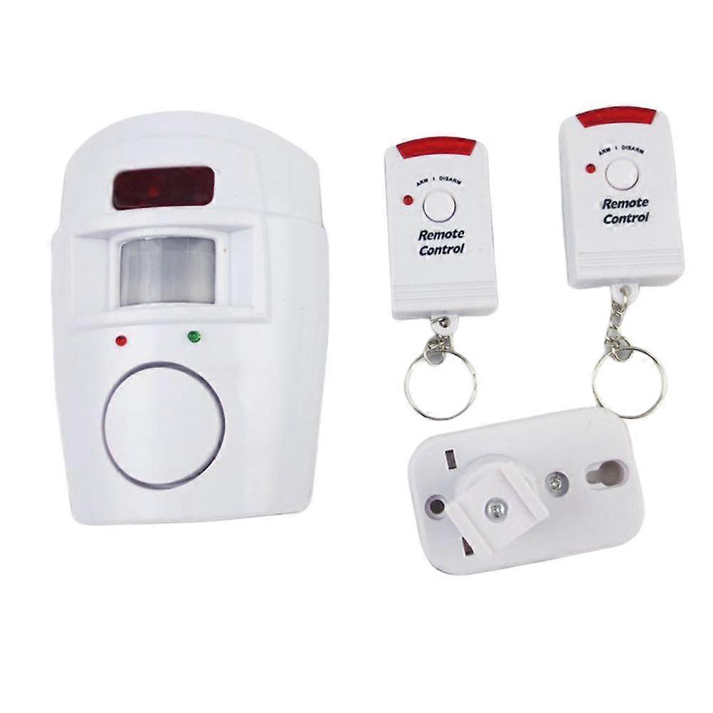 Security Alarm System DIY Kit Home Door Window Motion Detector Sensor Siren without Battery (White)
