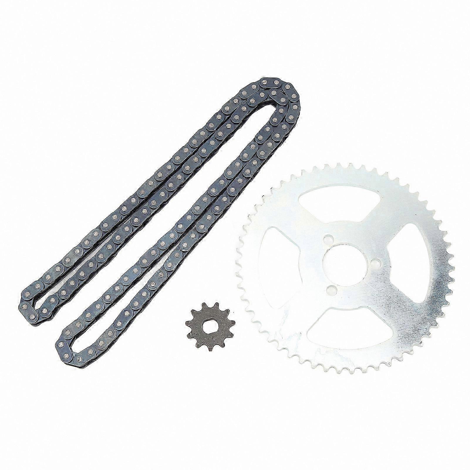 High-Strength Chain and Sprocket Kit for 47cc 49cc Mini Dirt ATV Pocket Bikes Minimo