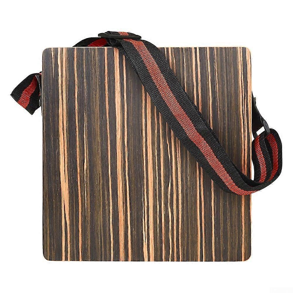 Wooden Travel Friendly Cajon Drum Set With Buzz Feature For Enhanced Musical Experience Birch Wood Body Travel Size