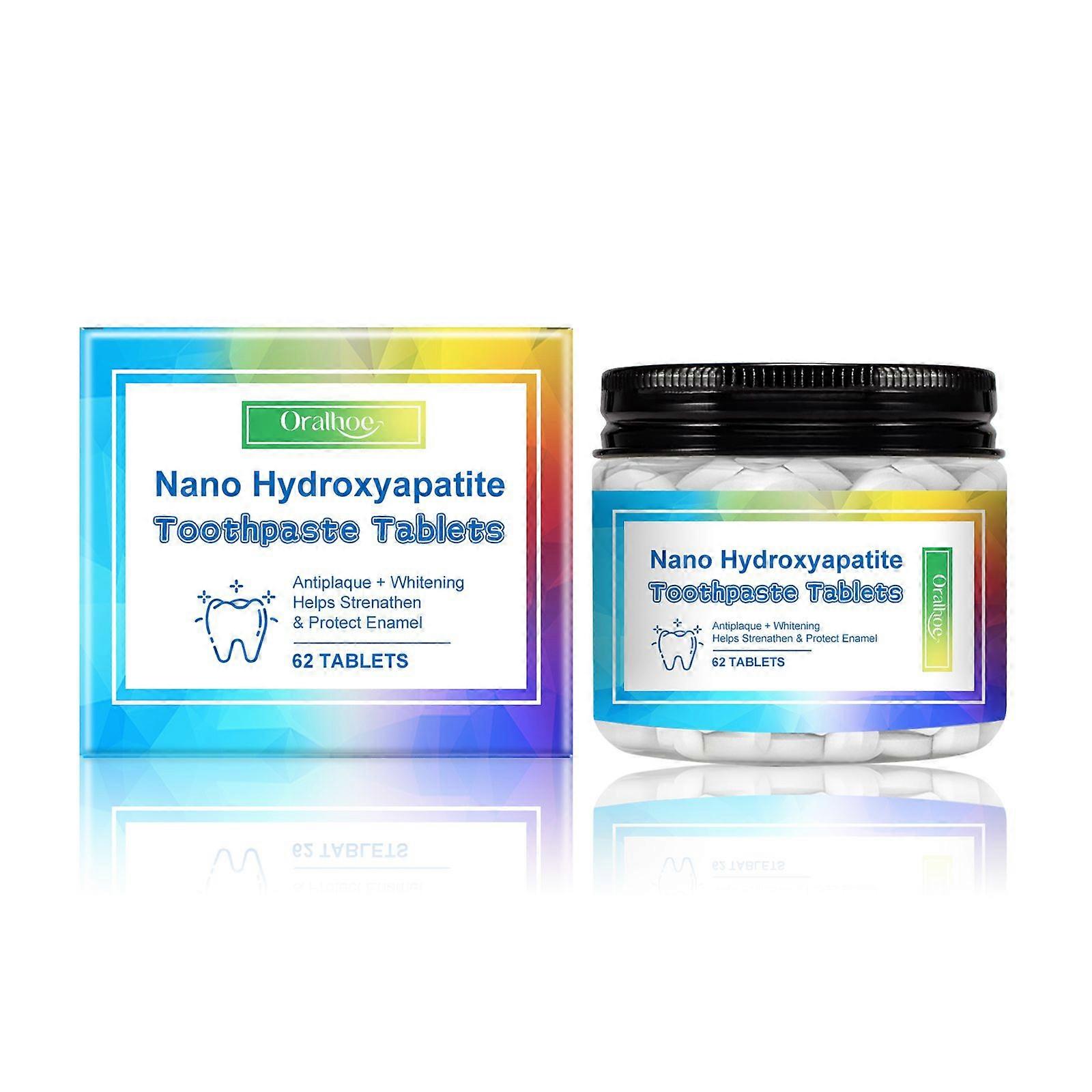 Oralhoe Mint Toothpaste Tablets, Portable Cleaning Toothpaste Tablets Freshen Breath Remove Stains And Odors