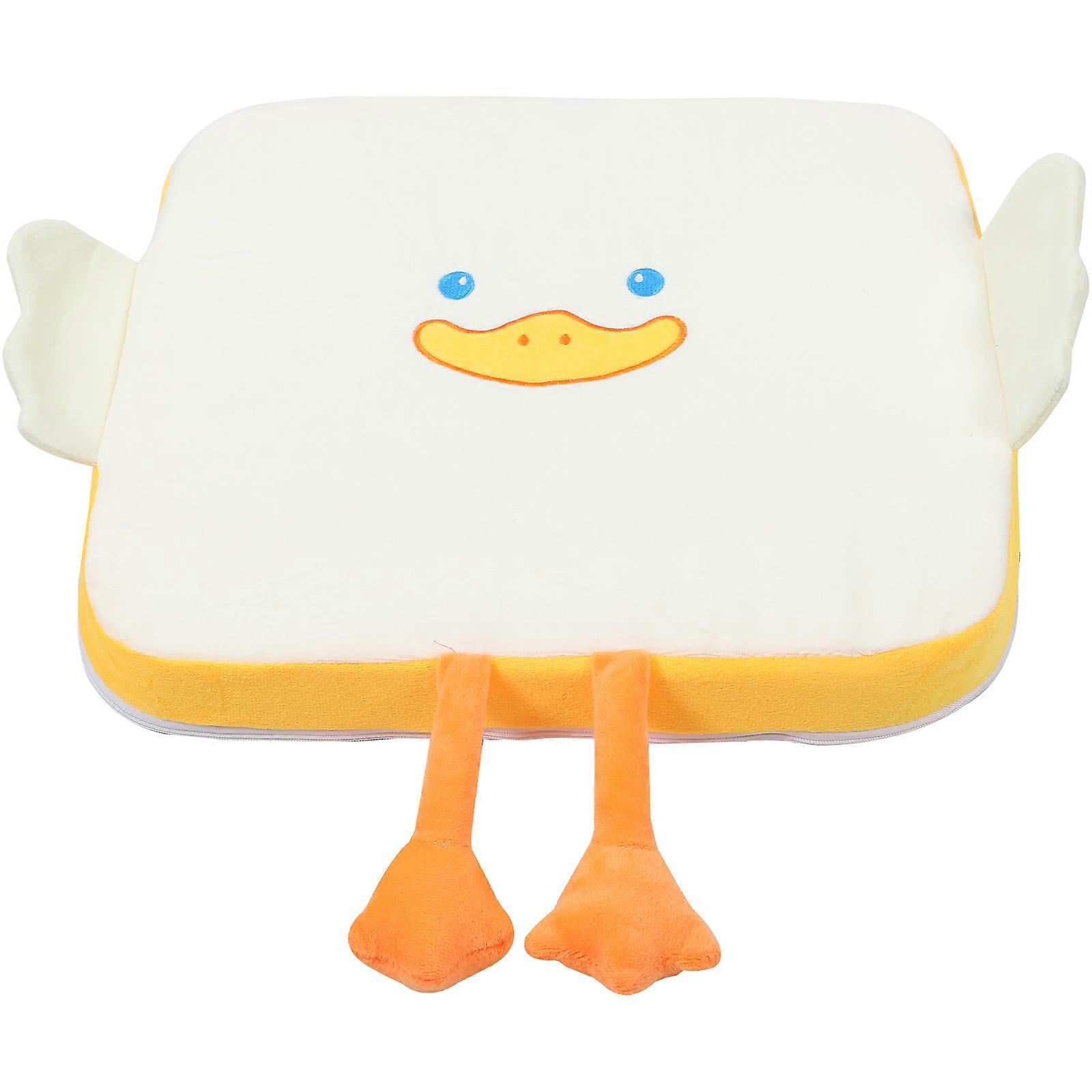 Plush Toddler Booster Seat Cushion for Dining Table with Duck Pattern