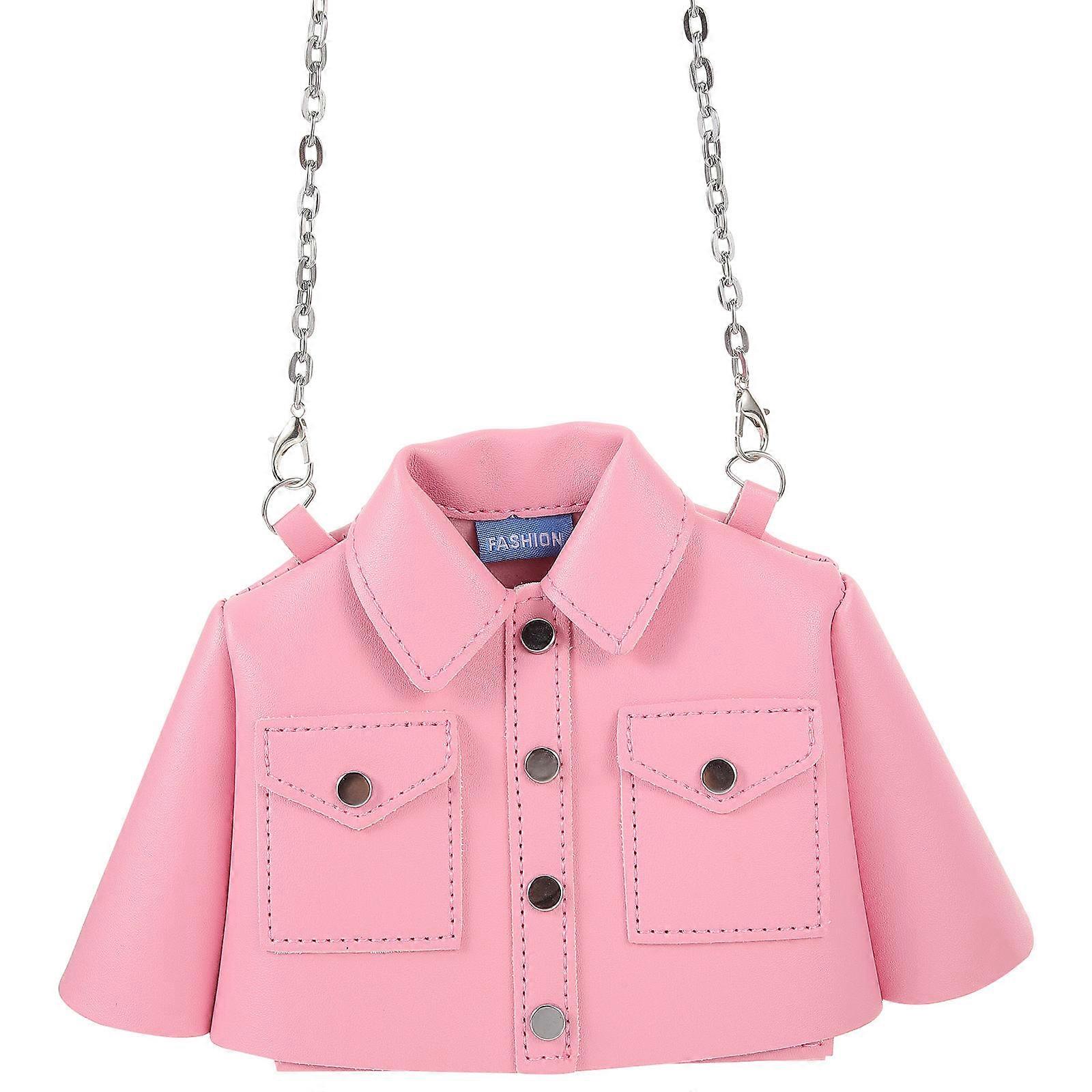 Fashionable Chain Bag For Women Daily Use In Pink Color With Excellent Storage Capabilities 1Set