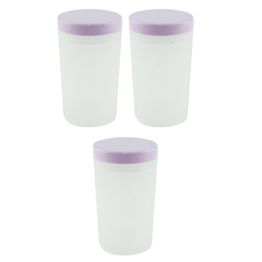 Nail Brush Wash Cup Brush Pen Holder for Home 3Pcs Solid Plastic Material