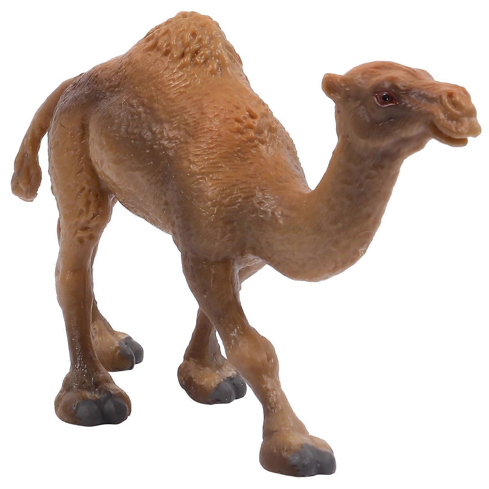 Animal Ornament for Decor 2Pcs Simulation Camel Educational Toy