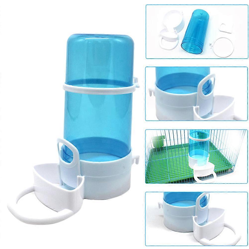 Hamster Dispenser 3Pcs Automatic Food Holder for Pet Feeding Sky Blue