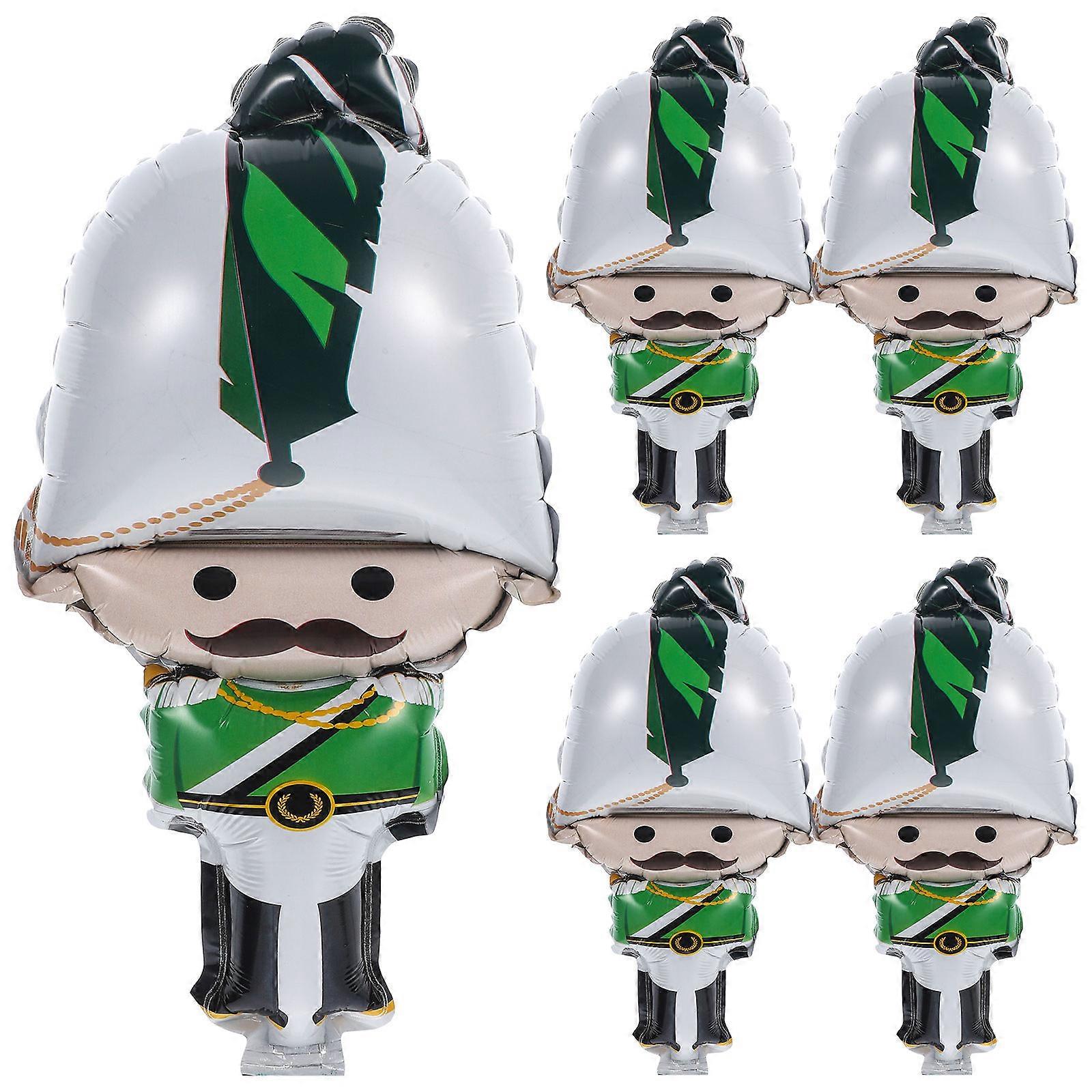 Nutcracker Balloons Foil Balloons for Decoration Christmas 15Pcs Set