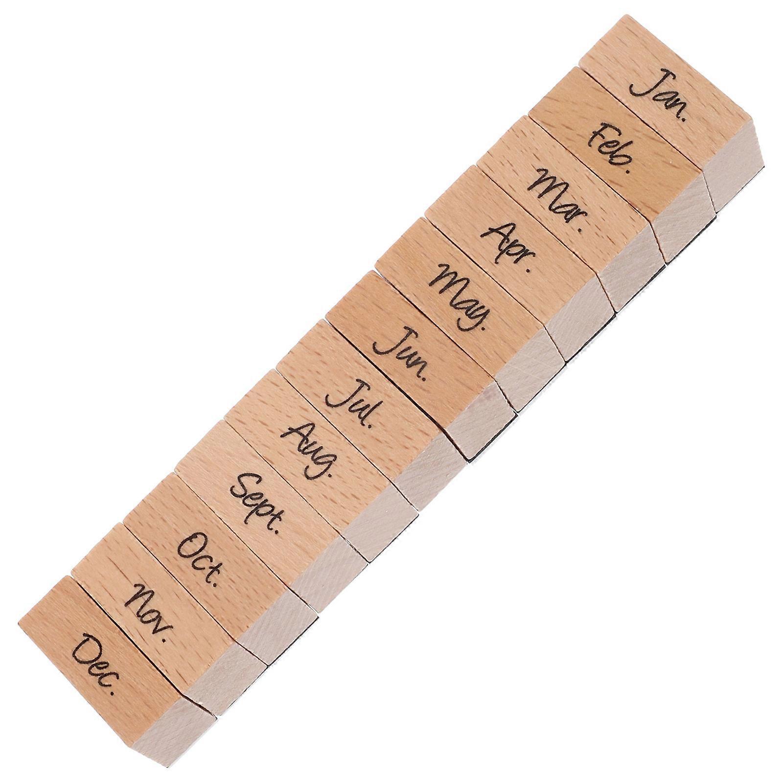 Small Rectangular Wooden 60 Pcs Design For Creative Crafting And DIY Projects Brown Colorful Accessories