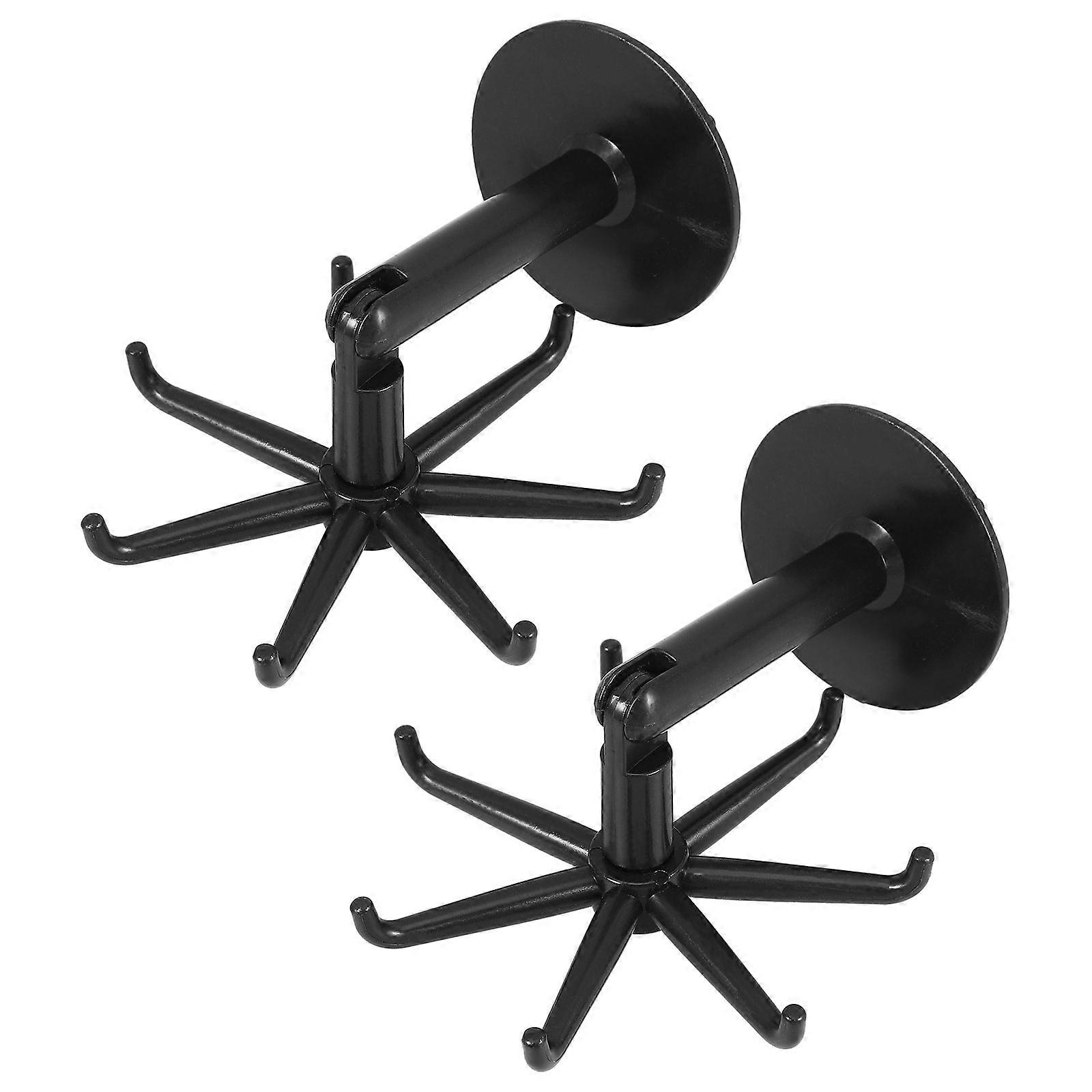 Rotating Kitchen Utensil Hook 8Pcs Self Adhesive Wall Hook for Hanging